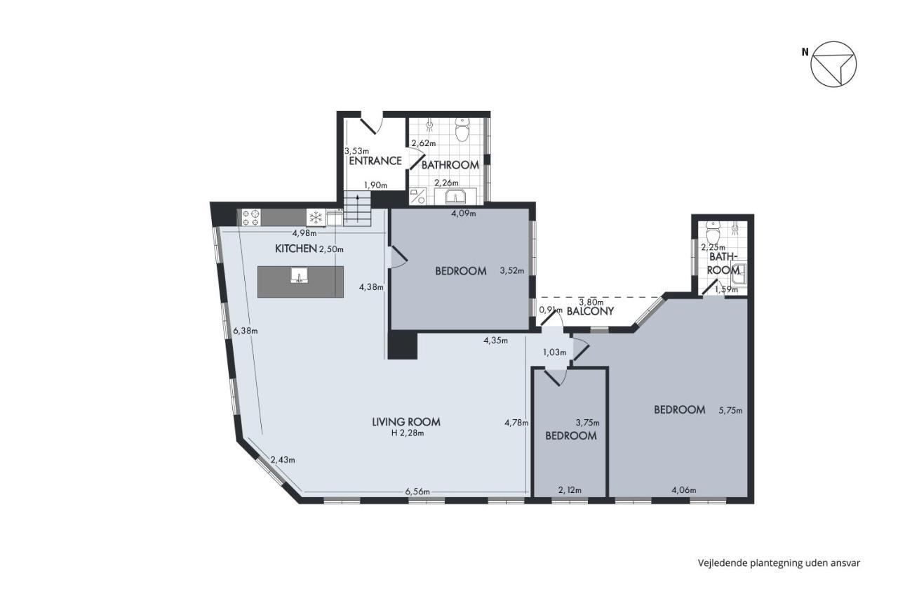 Sanders Regent - Popular Three-Bedroom Apartment Near Central Square Copenhaga Exterior foto